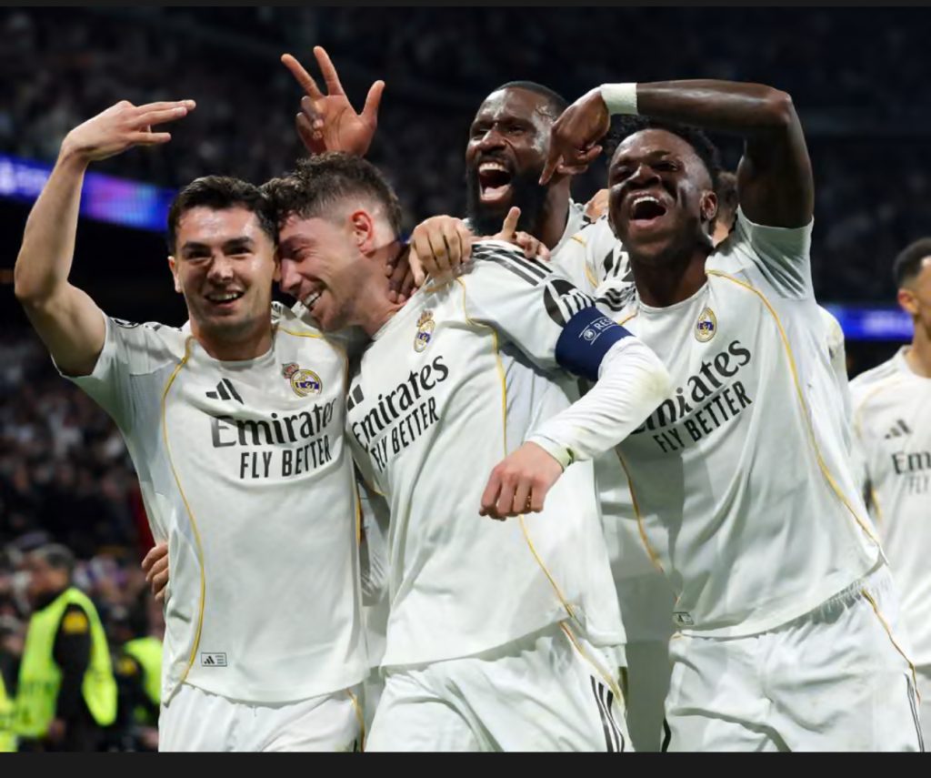 Champions League: Valverde hat-trick helps Real Madrid thrash Man City 3-0