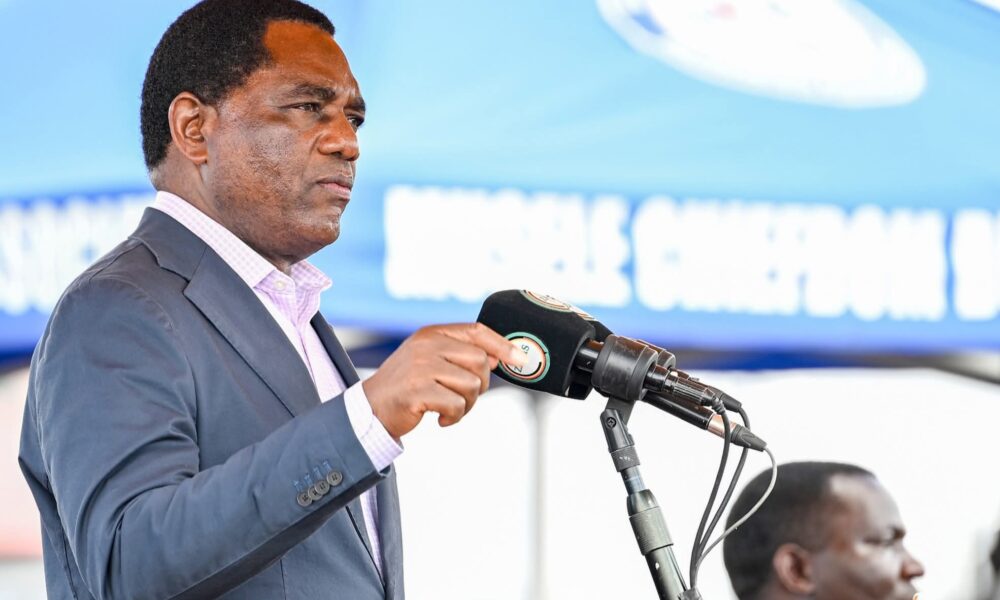 President Hichilema advises young girls to reject old men